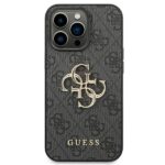 Guess GUHCP14X4GMGGR iPhone 14 Pro Max 6,7" grey hardcase 4G Big Metal Logo - imagine 3