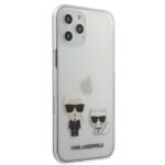 Karl Lagerfeld KLHCP12LCKTR iPhone 12 Pro Max 6,7" hardcase Transparent Karl & Choupette - imagine 4