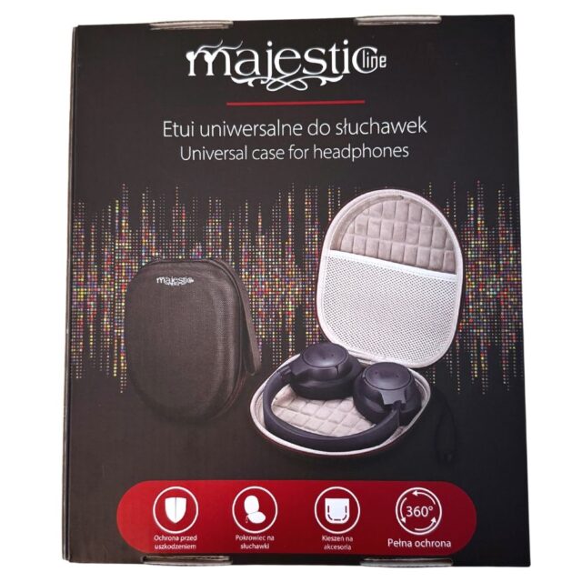 Majestic Line Universal Over-Ear Headphone Case Black - imagine 4
