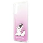 Karl Lagerfeld KLHCS21SCFNRCPI S21 G991hardcase pink Choupette Fun - imagine 6