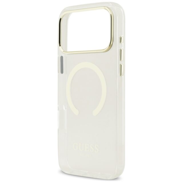 Guess Metal Outline MagSafe case for iPhone 17 Pro Max silver - imagine 6