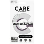 Etui CARE by PanzerGlass Flagship Urban  Combat Purple QI do Samsung Galaxy S25 transparent - imagine 4