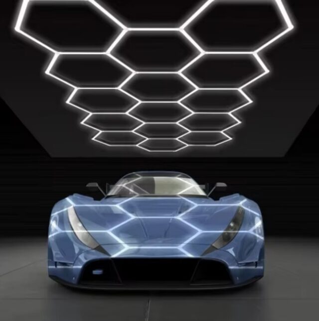 Extralink Hexagon Panel | LED RGB Lighting | 236X420 - imagine 2