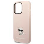 Karl Lagerfeld KLHCP14XSLCTPI iPhone 14 Pro Max 6,7" hardcase light pink Silicone Choupet - imagine 6