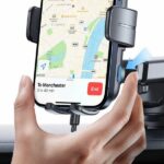 USAMS Car Holder with Wireless Charger Black (CD229) 15W - imagine 4