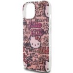 Hello Kitty HKHCP15SHDGPTP iPhone 15 /14 / 13 6.1" pink hardcase IML Tags Graffiti - imagine 6