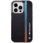 Case BMW BMHCP14L22HVGV iPhone 14 Pro 6.1" black IML Tricolor Stripe - imagine 3