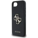 Case Guess Grained Big 4G Logo Small Classic Logo for iPhone 16e black - imagine 6