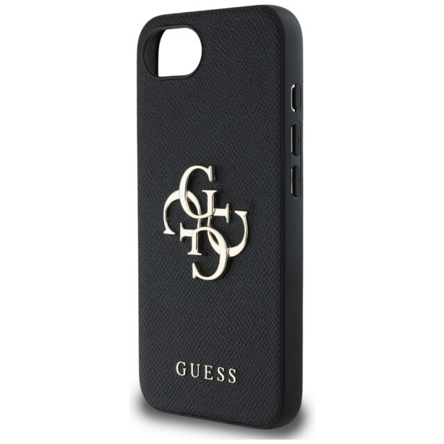 Case Guess Grained Big 4G Logo Small Classic Logo for iPhone 16e black - imagine 6
