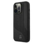 Mercedes MEHCP13XCDOBK iPhone 13 Pro Max 6,7" black hardcase Leather Perforated Area - imagine 2
