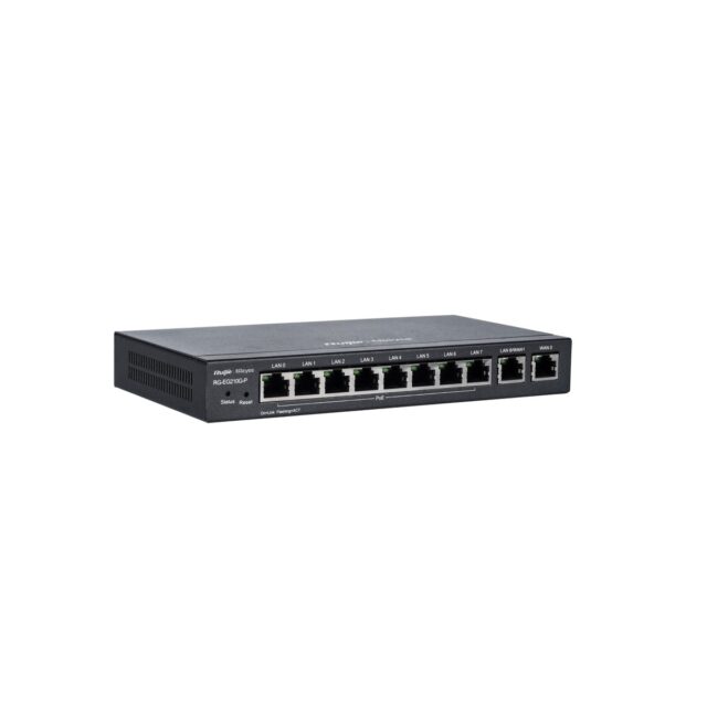 Ruijie Reyee RG-EG210G-P | Router | 10x RJ45 1000Mb/s, 8x PoE+, 70W, 100 users, cloud management - imagine 5