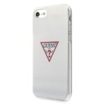 Guess GUHCI8PCUCTLWH iPhone 7/8/SE 2020/ SE 2022 white hardcase Triangle Collection - imagine 2