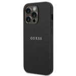 Guess GUHCP14XPSASBBK iPhone 14 Pro Max 6,7" black Saffiano Strap - imagine 2