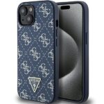 Guess GUHCP15MPG4GPB iPhone 15 Plus / 14 Plus 6.7" blue hardcase 4G Triangle Metal Logo