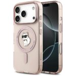 Karl Lagerfeld IML Choupette MagSafe Case for iPhone 17 Pro Pink