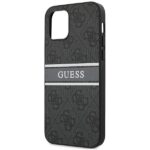 Guess GUHCP12S4GDGR iPhone 12 mini 5,4" grey hardcase 4G Stripe - imagine 6