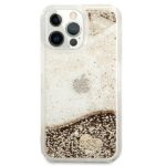 Guess GUOHCP13XGLHFLGO iPhone 13 Pro Max 6,7" gold hardcase Glitter Charms - imagine 3