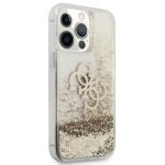 Guess GUHCP13XLG4GGO iPhone 13 Pro Max 6,7" gold hardcase 4G Big Liquid Glitter - imagine 4