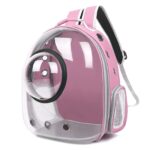 Extralink Pets Cat and Dog Backpack, Transparent Ventilated Carrier Bag for Cats pet-997 - imagine 3