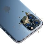 3MK Lens Protection Pro iPhone 13 Pro /13 Pro Max sierra blue Camera lens protection with mounting f - imagine 3