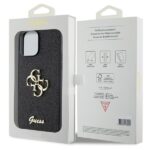Guess GUHCP13XHG4SGK iPhone 13 Pro Max 6.7" black hardcase Glitter Script Big 4G - imagine 8