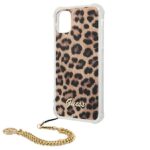 Guess GUHCP12LKSLEO iPhone 12 Pro Max 6,7" Leopard hardcase Gold Chain - imagine 6