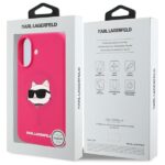 Karl Lagerfeld KLHMP16SSCHPPLF iPhone 16 6.1" fuschia hardcase Silicone Choupette Head Print M - imagine 8