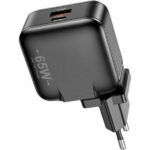 AWEI charger PD55-EU 65WUSB + USB-C black GaN