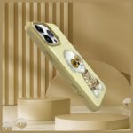 Nimmy case iPhone 15 Pro 6.1" khaki Glasses Cool Dog - imagine 9