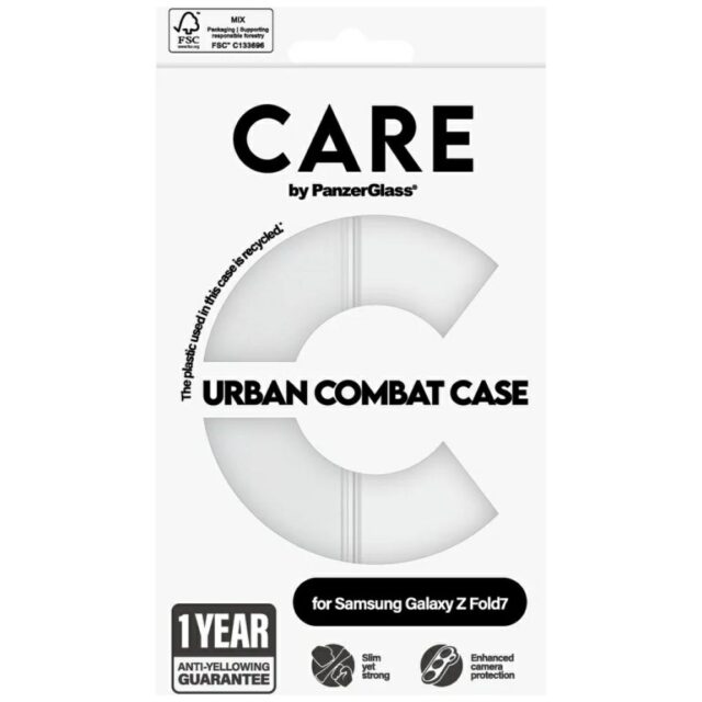 CARE by PanzerGlass Flagship Urban Combat Case for Samsung Galaxy Z Fold7 transparent - imagine 4