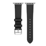 Beline Watch strap 20mm Hermes Leather black/black box - imagine 2