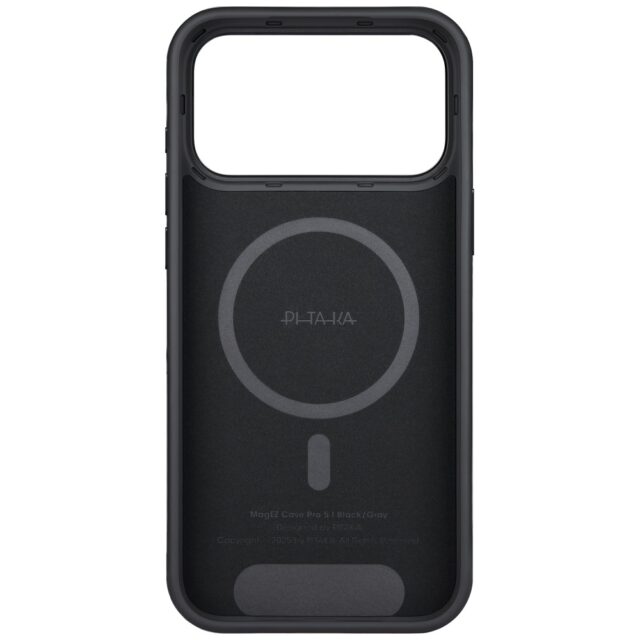 Case PITAKA Aramid UltraGuard MagSafe for iPhone 17 Pro Max black grey - imagine 3