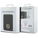 Guess Induction Powerbank 5W GUPBM3AL4DMK 3000mAh black MagSafe 4G Strassed Metal Logo - imagine 5