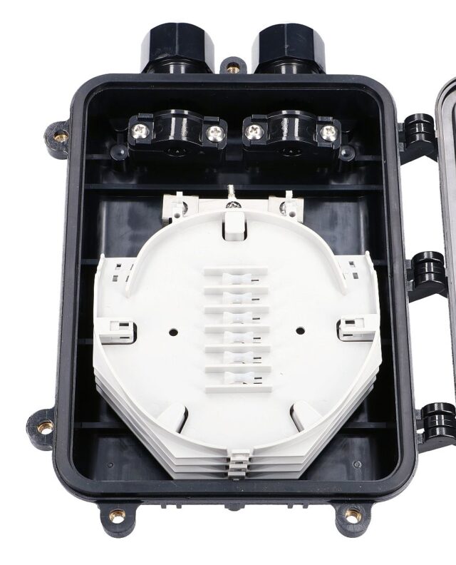 Extralink Bruce | FTTX Closure | 4 trays, 96 core, black - imagine 5