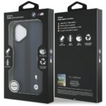 Case BMW M Perforated Stripe Logo MagSafe for iPhone 17 navy blue - imagine 8