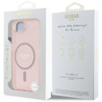 Case Guess IML Glitter Circle MagSafe for iPhone 16e pink - imagine 8