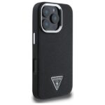 Guess GUHMP16XPGTSPSK iPhone 16 Pro Max 6.3" black hardcase Grained Triangle MagSafe - imagine 4