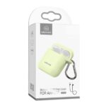 USAMS Protective Case for AirPods silicone fluorescent BH423AP05 (US-BH423) - imagine 3