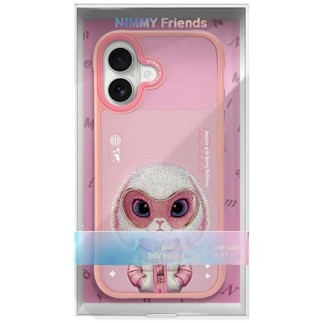 Case Nimmy Cool&Cute 2.0 Rabbit for  iPhone 17 pink - imagine 7