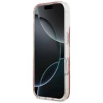 Guess Resin Bottom Glitter MagSafe Case for iPhone 17 Pink - imagine 5