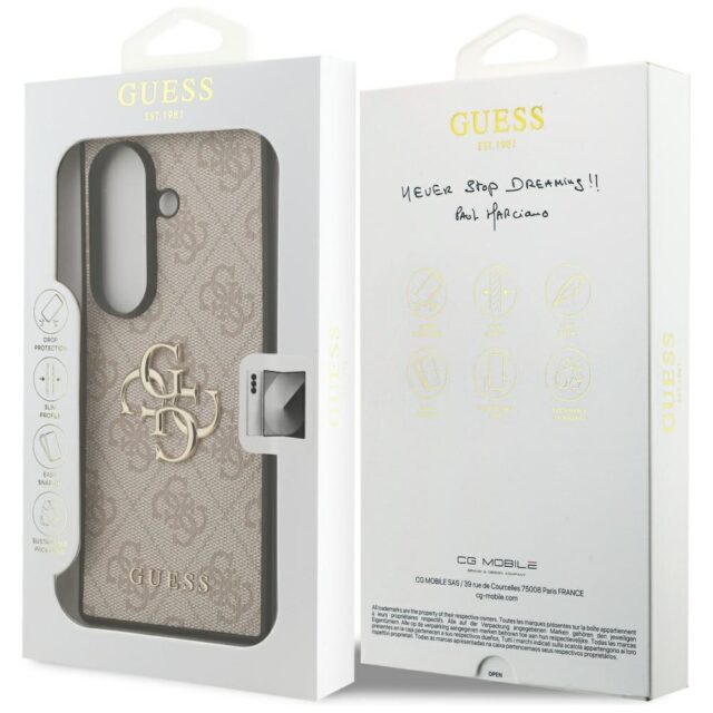 Case Guess Big 4G Logo Classic Logo for Samsung Galaxy Z Fold7 pink - imagine 8