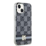 DKNY DKHMP15SHCPTSK iPhone 15 / 14 / 13 6.1 inch black hardcase IML Checkered Mono Pattern & Printed - imagine 4