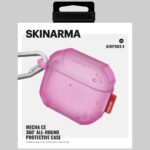 Case Skinarma Mecha CE for AirPods 4 fuchsia - imagine 6