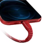 ENERGEA Nyloflex USB-C - Lightning Cable C94 MFI 1.5m red - imagine 4