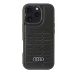 Audi Synthetic Leather MagSafe iPhone 16 Pro 6.3" black hardcase AU-TPUPCMIP16P-GT/D3-BK