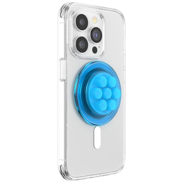 Uchwyt i podstawka do telefonu            Popsockets Translucent FG-Popper MagSafe niebieski 807325 - imagine 4