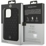Mercedes MEHMP15LSIPBK iPhone 15 Pro 6.1" Black Hardcase Silicone Stars Pattern MagSafe - imagine 8