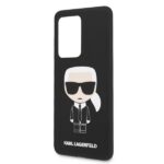 Karl Lagerfeld KLHCS69SLFKBK S20 Ultra G988 hardcase black Silicone Iconic - imagine 5