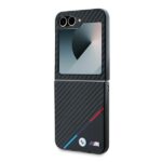 Case BMW BMHCZF623PUDTK Z Flip6 F741 black hardcase Carbon Tricolor - imagine 6