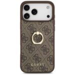 Case Guess 4G Ring Stand for iPhone 17 Pro Max brown - imagine 3